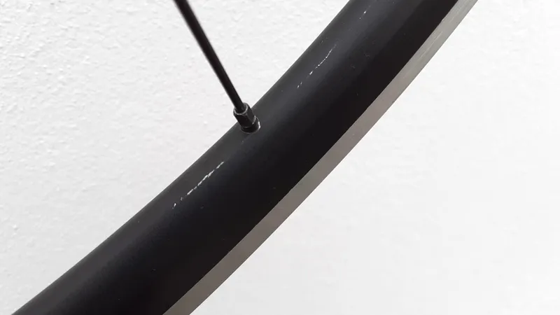 700c Front Wheel with AXIS 2.0 Rim on Axis Q/R Hub Shop Soiled-2